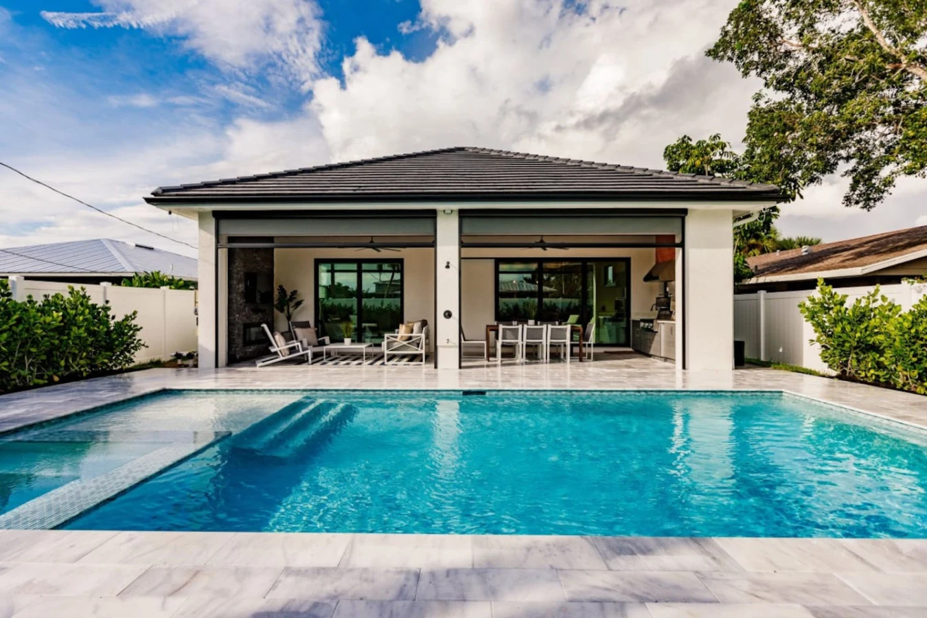 Poolside at Coastal Elegance